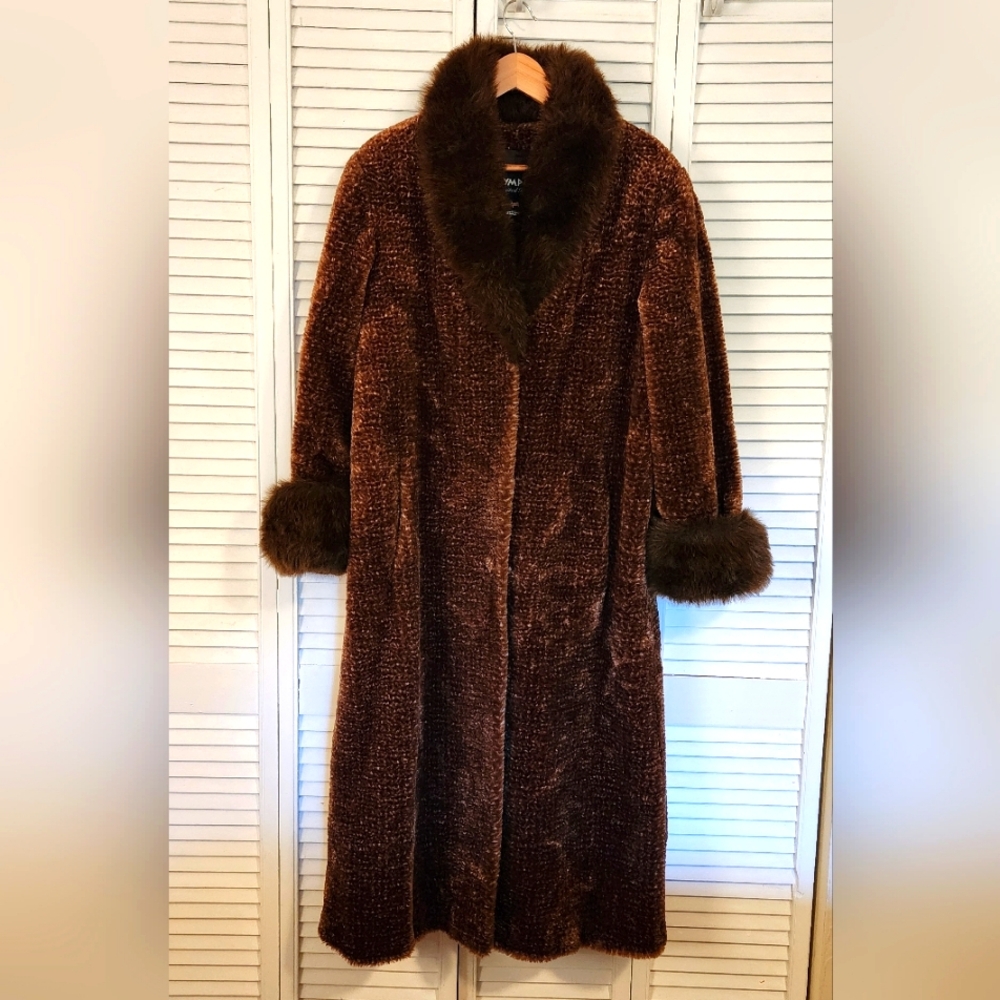 Olympia Limited Inc Maxi faux fur coat